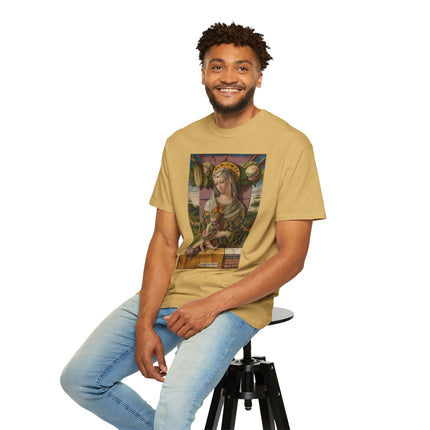 Madonna and Child by Carlo Crivelli Unisex Garment-Dyed T-shirt