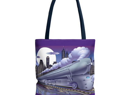 The Art Deco Bullet Train Tote Bag (AOP)