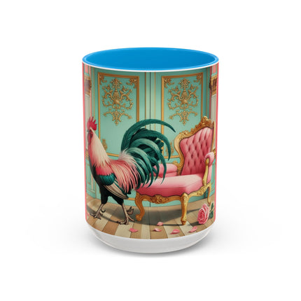 The Salon Rooster Colorful Mugs (11oz, 15oz)