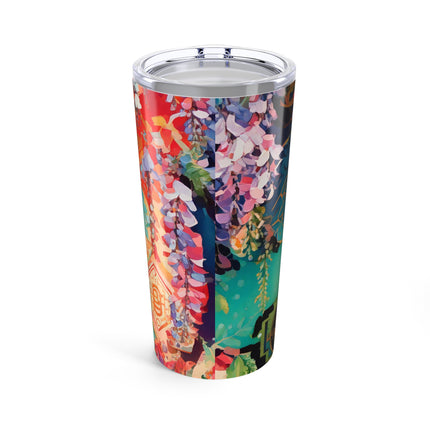 Golden Wisteria Symphony Tumbler 20oz