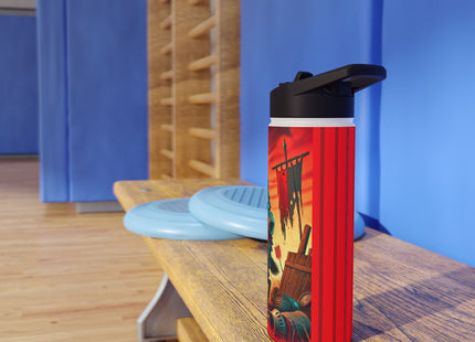 The Cunning Scavenger Stainless Steel Water Bottle, Standard Lid
