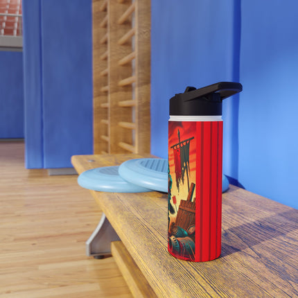 The Cunning Scavenger Stainless Steel Water Bottle, Standard Lid