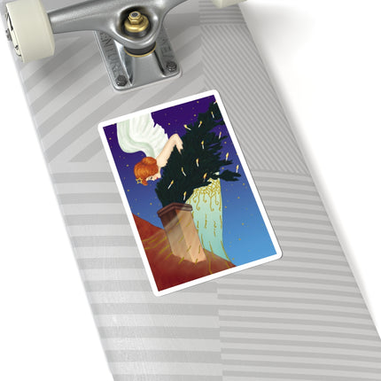 The Christmas Angel Kiss-Cut Stickers (4 Sizes)