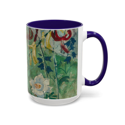 Flowers by August Babberger Colorful Mugs (11oz, 15oz)