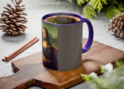 Mona Lisa by Leonardo da Vinci Colorful Mugs (11oz, 15oz)