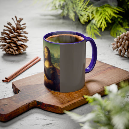 Mona Lisa by Leonardo da Vinci Colorful Mugs (11oz, 15oz)