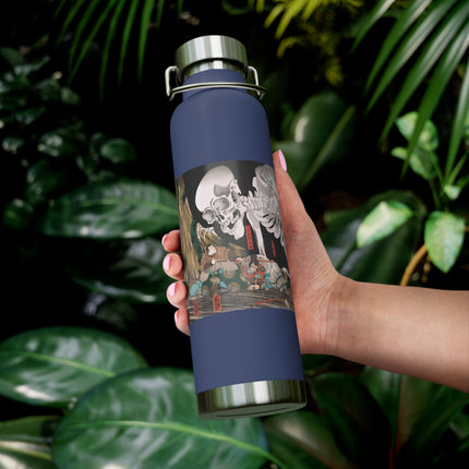 Mitsukuni Defying the Skeleton Spectre by Utagawa Kuniyoshi Copper Vacuum Insulated Bottle, 22oz