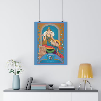 April & Diamond (from the Gem Series) by Sofia Chiostri Giclée Art Print