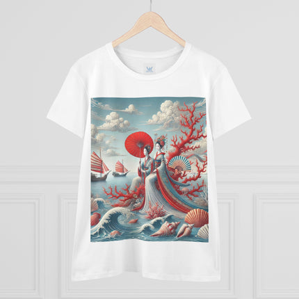 Ladies by the Quiet Sea Cotton Tee