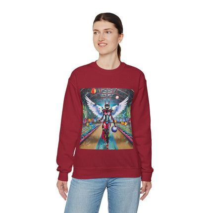 Samurai Robot Angels Unisex Heavy Blend™ Crewneck Sweatshirt