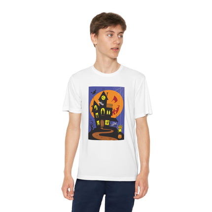 Halloween Night at the Haunted House Youth Competitor Tee