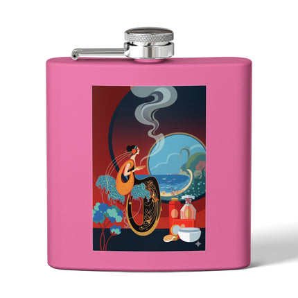 Golden Day Serenade Stainless Steel Flask – Elegant Harmony & Sunlit Grace