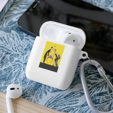 Golden Embrace – 1920s Art Deco AirPods Case