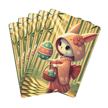 Geisha Kitten’s Easter Playing Cards