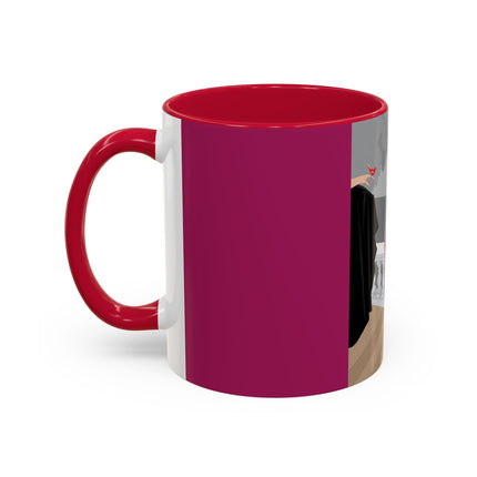 The Red Bird Colorful Mugs – Gentle Storybook Charm & Elegant Whimsy