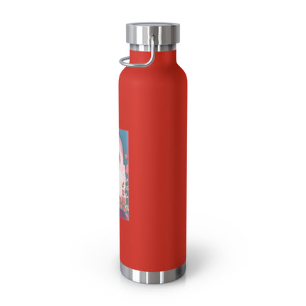 August & Peridot (from the Gem Series) by Sofia Chiostri Copper Vacuum Insulated Bottle, 22oz