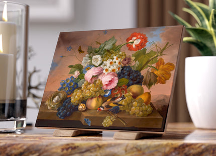Floral Still Life by Franz Xaver Ceramic Tile