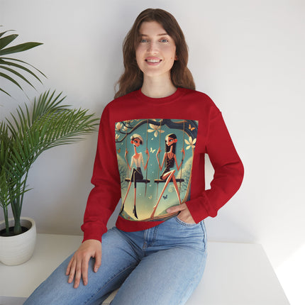 Whispers on the Spring Swing Heavy Blend™ Crewneck Sweatshirt