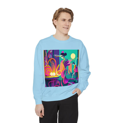 Dance of the Skeleton Ballerinas Unisex Garment-Dyed Sweatshirt