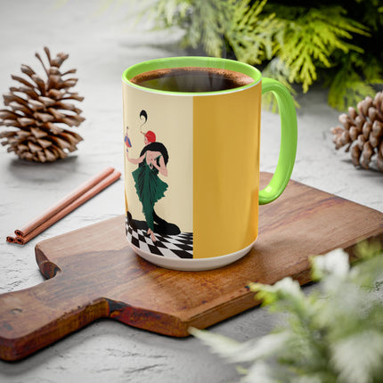 The Marionette Colorful Mugs – Theatrical Glamour & Cabaret Elegance