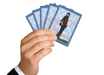 Elegance in Autumn Playing Cards