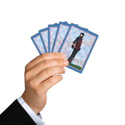 Elegance in Autumn Playing Cards