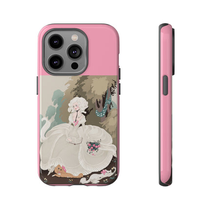 Rococo Garden Reader Phone Case – Whimsical Elegance & Timeless Charm