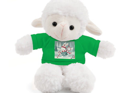 Candy Cane Timekeeper Bunny Stuffed Animals with Tee