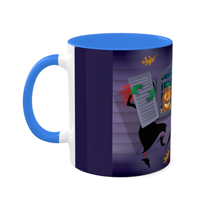 Whimsical Halloween Mischief Colorful Mugs, 11oz