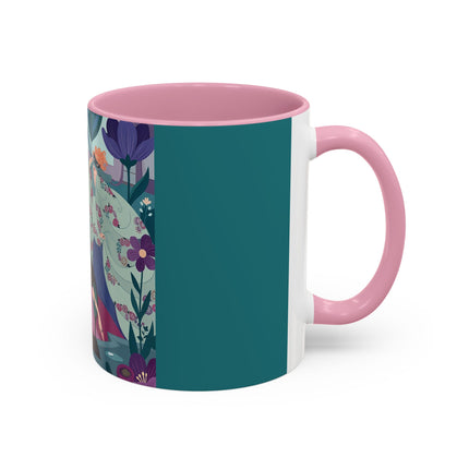 The Ladies Of The Secret Masquerade Colorful Mugs – Art Deco Floral Mystery