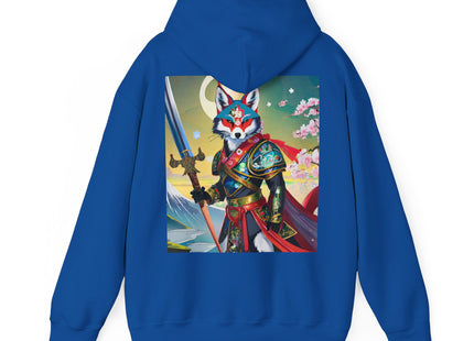 Cyberpunk Samurai Fox – Heavy Blend™ Hooded Sweatshirt