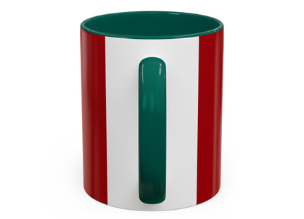 Naughty or Nice Kitten Christmas Colorful Mugs (11oz, 15oz)