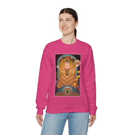 June & Pearl, Alexandrite (from the Gem Series) by Sofia Chiostri Heavy Blend™ Crewneck Sweatshirt