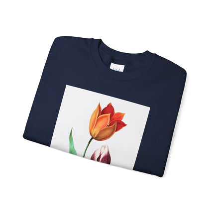 Tulip by Anselmus Boëtius de Boodt Heavy Blend™ Crewneck Sweatshirt