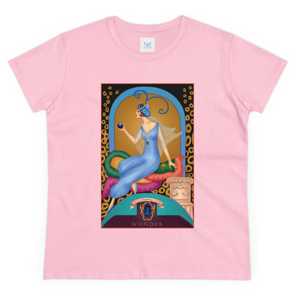 September & Sapphire (from the Gem Series) by Sofia Chiostri Women's Midweight Cotton Tee