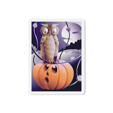 The Startled Pumpkin Die-Cut Magnets (5 Sizes)