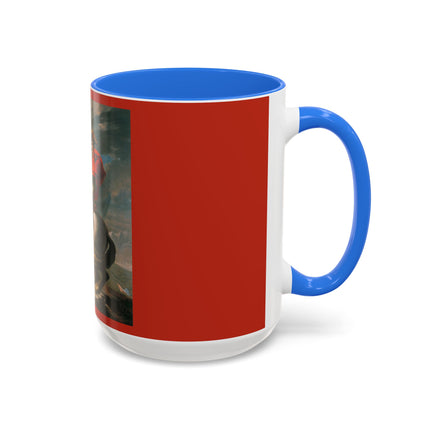 Napoleon Crossing the Alps by Jacques-Louis David Colorful Mugs (11oz, 15oz)