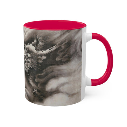 Japanese dragon by Yamada Dōa Colorful Mugs, 11oz
