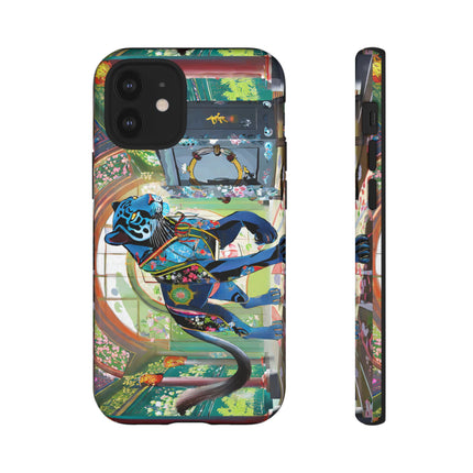 Cyber Panther's Hunt Phone Cases