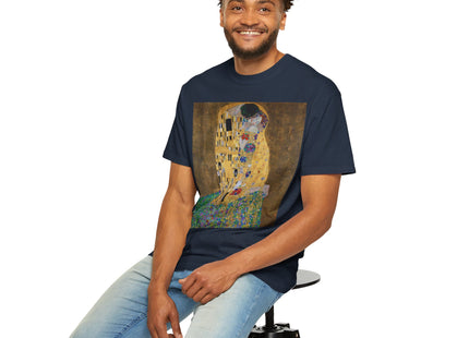 The Kiss by Gustav Klimt Unisex Garment-Dyed T-shirt