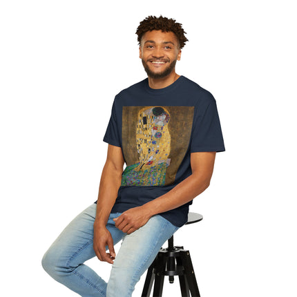 The Kiss by Gustav Klimt Unisex Garment-Dyed T-shirt