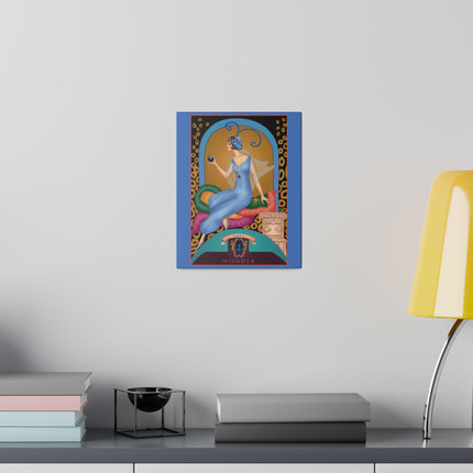 September & Sapphire – Sofia Chiostri’s Celestial Art Deco Canvas