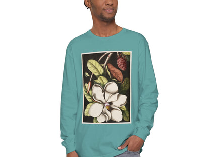 Natural History Plate 61 by Mark Catesby Garment-dyed Long Sleeve T-Shirt