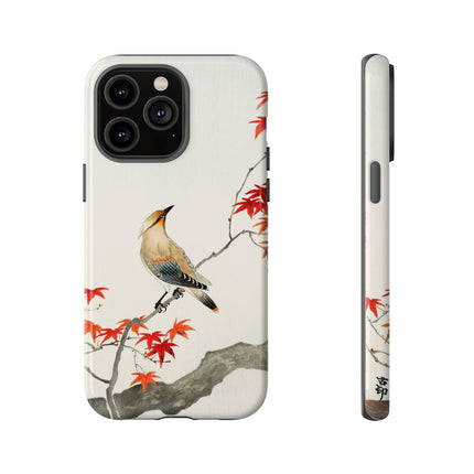 Japanese Bird on Maple by Ohara Koson Phone Cases