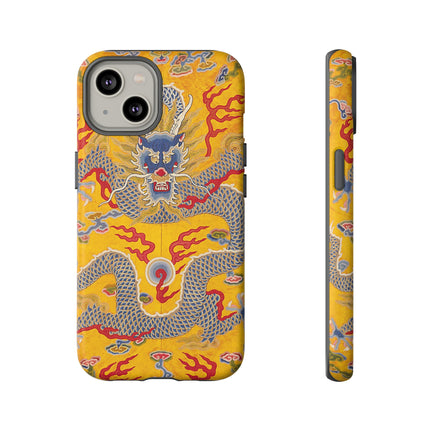 Majestic Dragon Regalia – Imperial 12-Symbol Robe Phone Cases