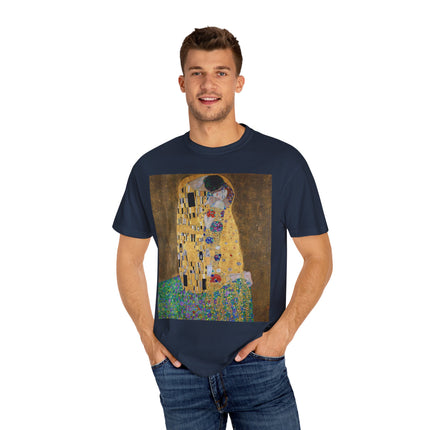 The Kiss by Gustav Klimt Unisex Garment-Dyed T-shirt