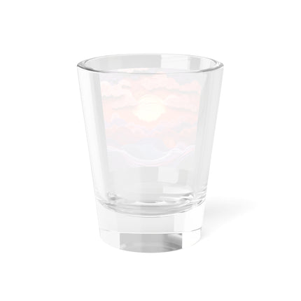 Dramatic Sunset Sky Shot Glass, 1.5oz