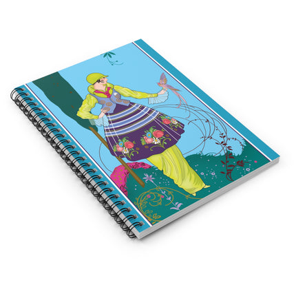 Exquisite Elegance by Umberto Brunelleschi Spiral Notebook - Ruled Line