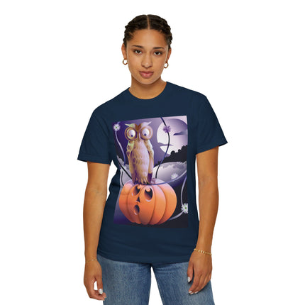 The Startled Pumpkin Unisex Garment-Dyed T-shirt