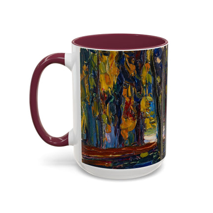 In the Park of St. Cloud by Wassily Kandinsky Colorful Mugs (11oz, 15oz)